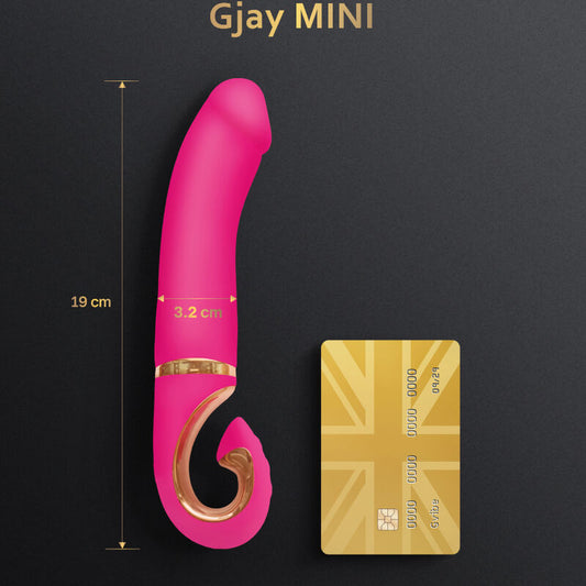 G-VIBE - VIBRATEUR GJAY MINI ROSE EN SILICONE