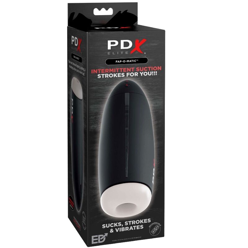 PDX ELITE - STROKER FAP-O-MATIC SUCKER & VIBRATEUR MASTURBATEUR