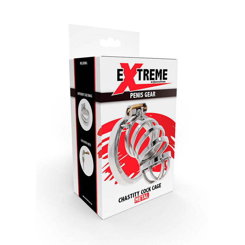 Cage de Chasteté en Métal Extreme - Hidden Desire Premium