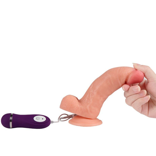 Dildo Vibrant Iron Dragon Télécommandé 17,5cm - Shequ