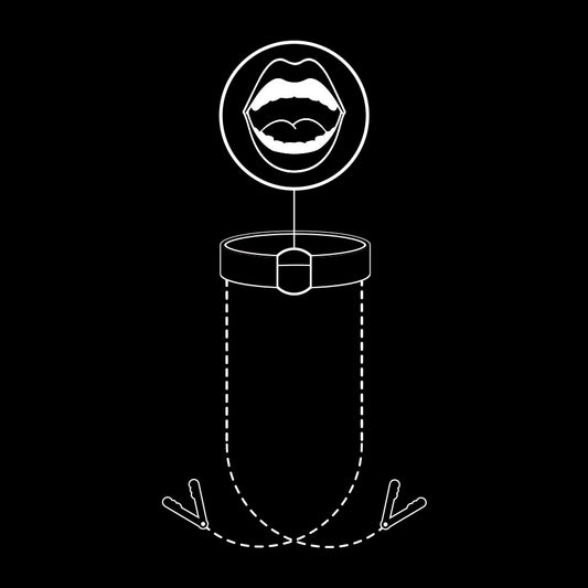 FETISH SUBMISSIVE - ANNEAU BILLON AVEC PINCES TÉLÉMON