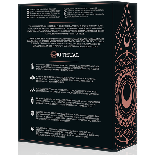 Balles de Kegel Vibrantes Nisha Orchidée Rechargeables - Rithual