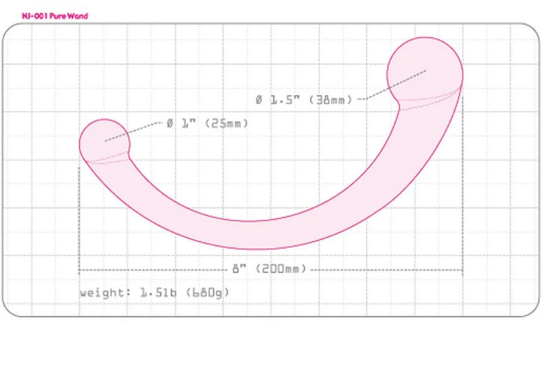Njoy Pure Wand - Le luxe du plaisir en acier [Prostate Massager]