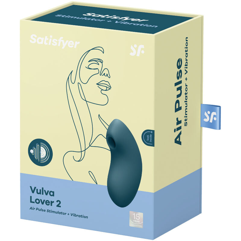 Stimulateur clitoridien Satisfyer Vulva Lover 2 bleu
