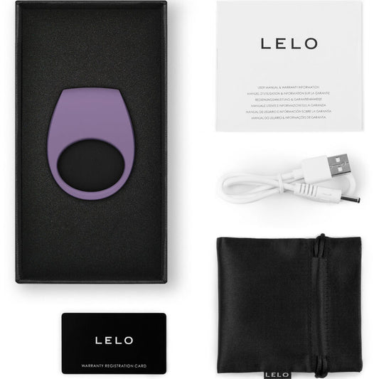 anneau pénien, lelo, tor 3, vibrant, violet, rechargeable, couple

