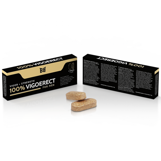 BLACK BULL - 100% VIGOERECT VIGEUR + FORCE POUR HOMME 4 COMPRIMES