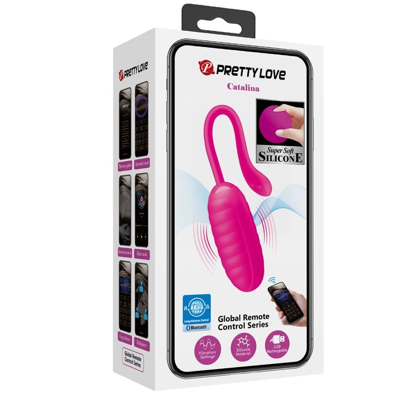 PRETTY LOVE - OEUF VIBRANT RECHARGEABLE CATALINA ROSE