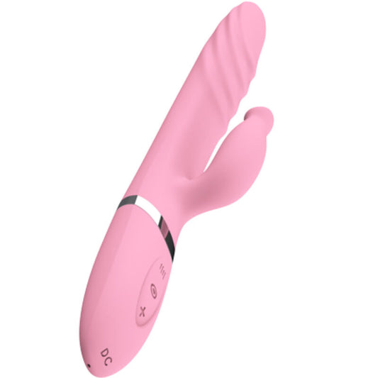 ARMONY - VIBRATEUR & POUSSÉE AVEC LANGUE EFFET CHALEUR ROSE