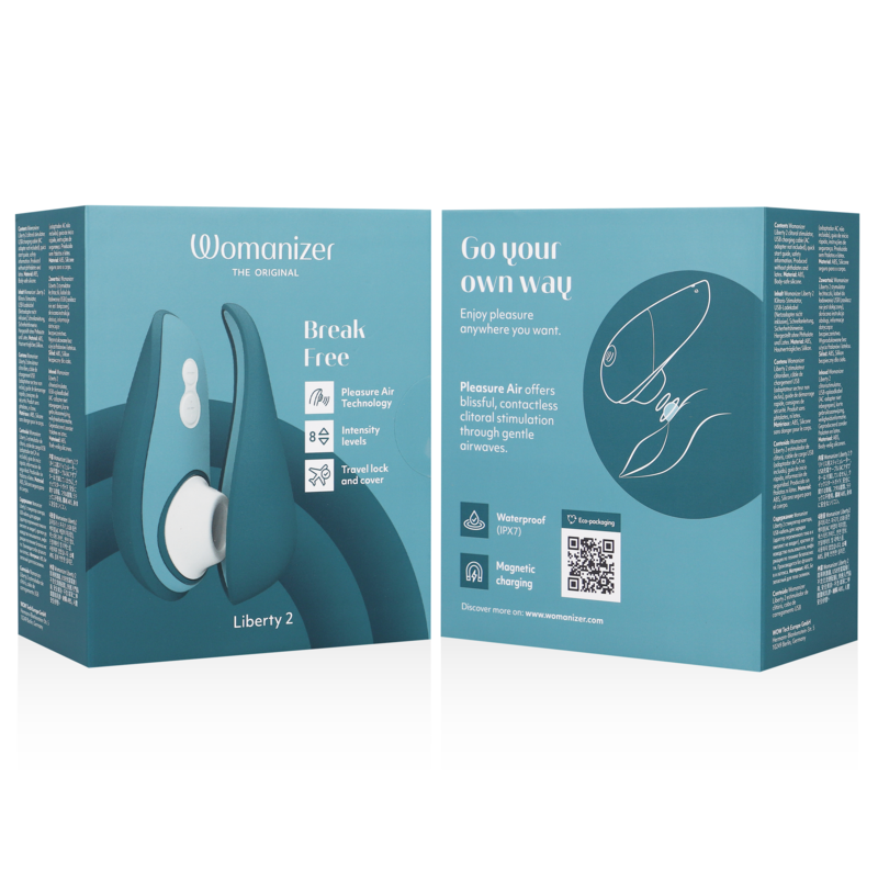 WOMANIZER - LIBERTY 2 STIMULATEUR DE CLITORIS ET ASPIRATION VIOLET