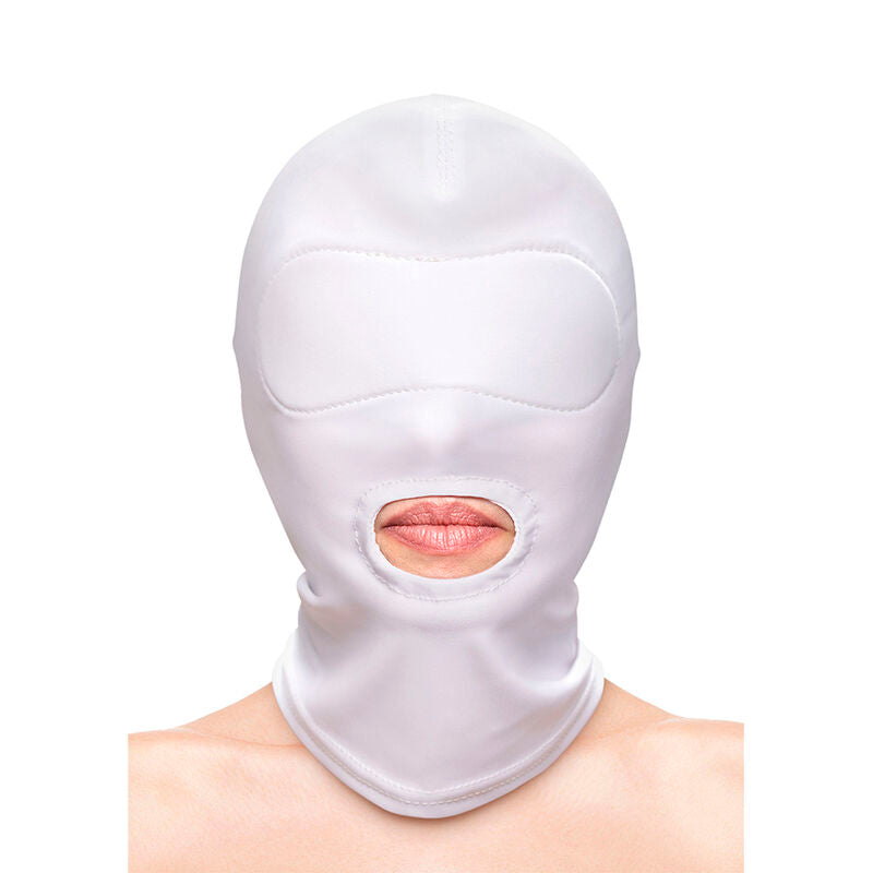 NS NOVELTIES - FETISH & FASHION CAGOULE BOUCHE NYLON BLANC