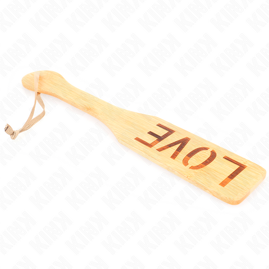 KINK - PALETTE EN BAMBOU MOT AMOUR 32 X 5,5 CM
