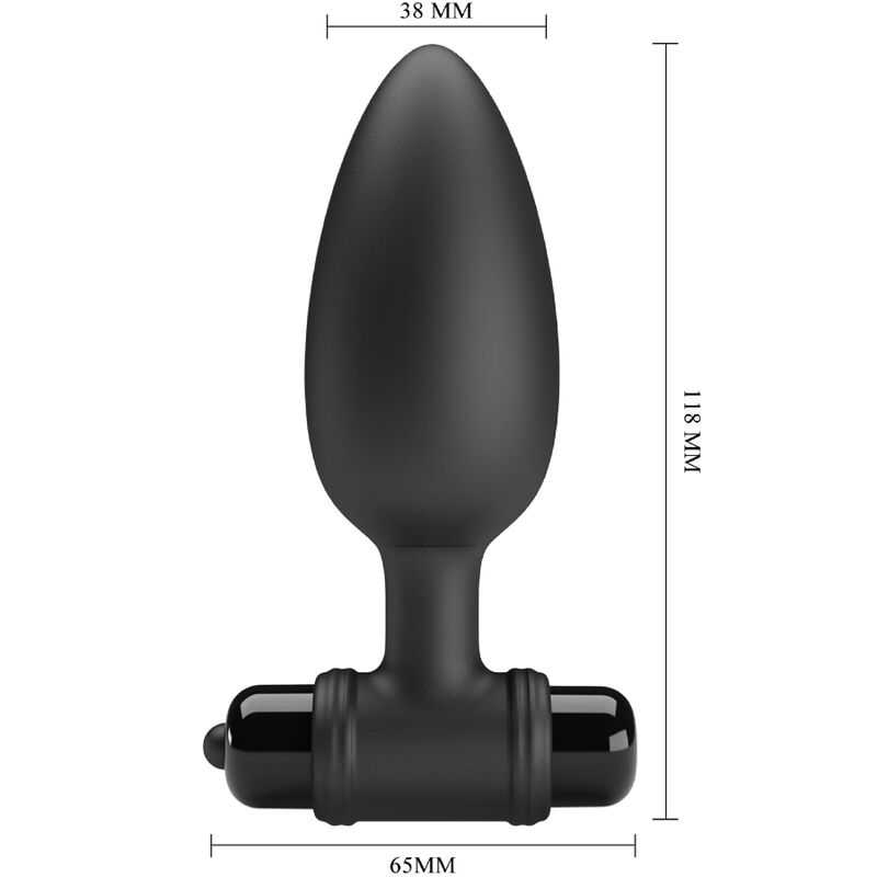 Plug Anal Vibrant Noir 10 Modes - Pretty Love