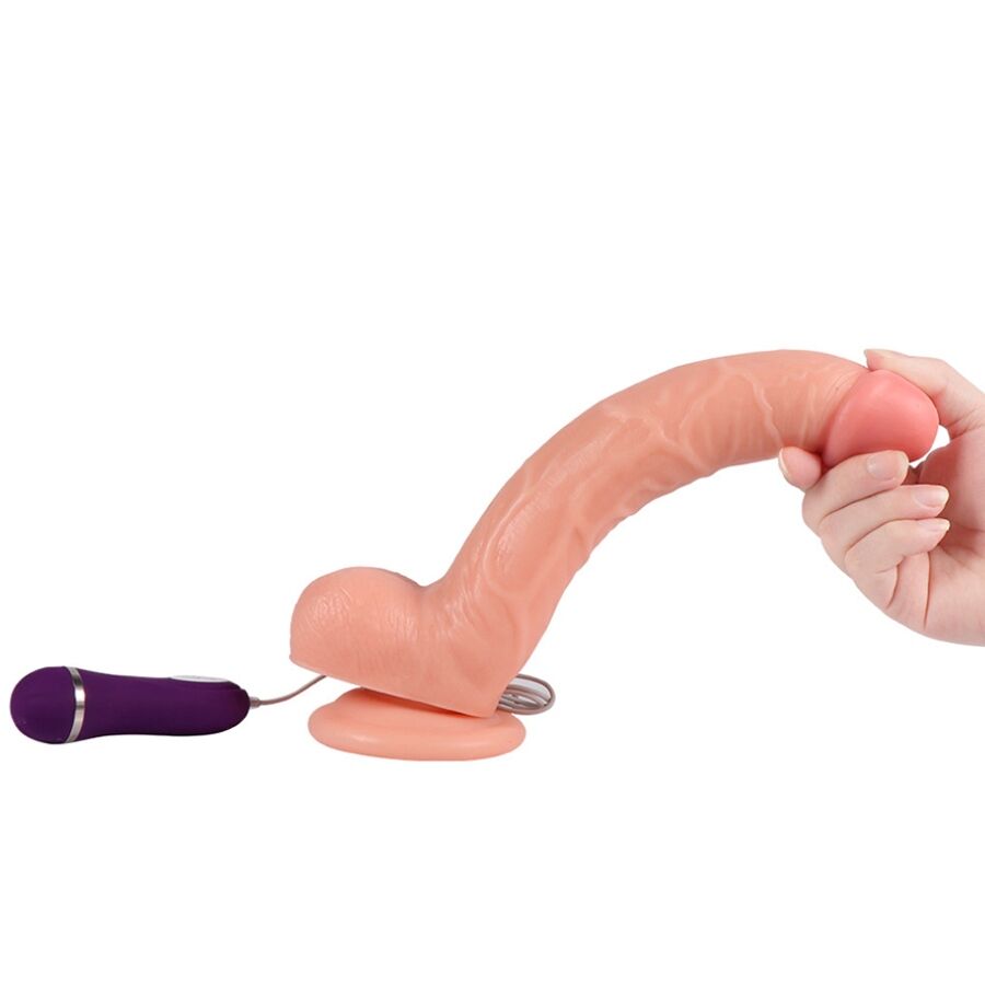 SHEQU - GODE VIBRANT OPTIMUS AVEC TÉLÉCOMMANDE 28 CM