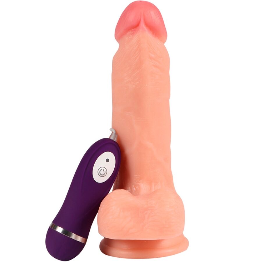 Dildo Vibrant Iron Dragon Télécommandé 17,5cm - Shequ