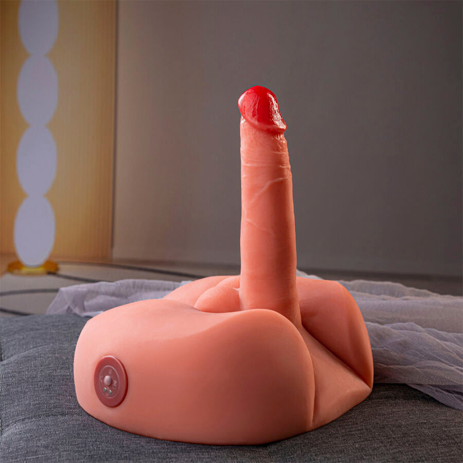 XISE - MASTURBATEUR GODE RÉALISTE HONEY AVEC VIBRATION 25 CM