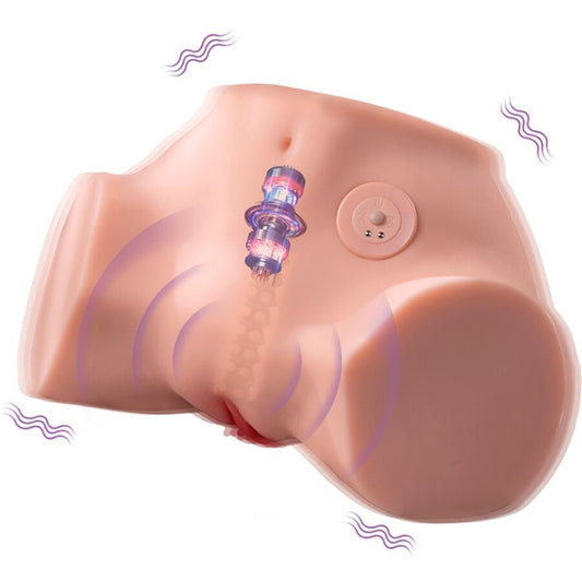 XISE - FENNIE SHAKING MASTURBATEUR RÉALISTE MULTIPOSITION VAGIN ET ANUS AVEC VIBRATION