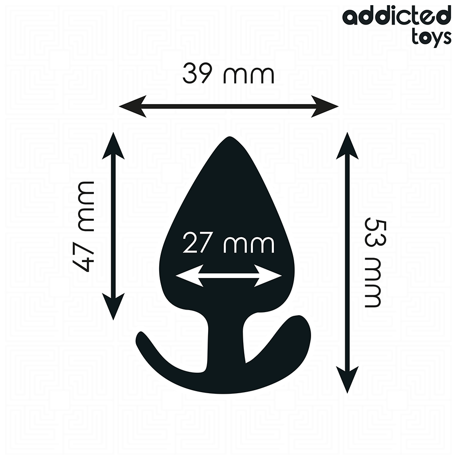ADDICTED TOYS - PLUG ANAL TAILLE S 5,3 CM