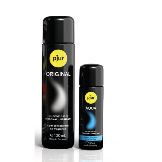 PJUR - COFFRET 30E ANNIVERSAIRE PJUR ORIGINAL 100 ML + PJUR AQUA 30 ML EN CADEAU