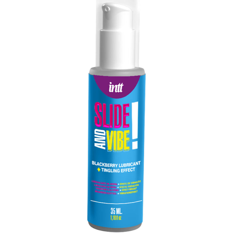 Lubrifiant vibrant INTT Releases Kissable 35ml base eau comestible
