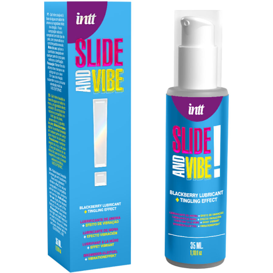 Lubrifiant vibrant INTT 35ml packaging 
