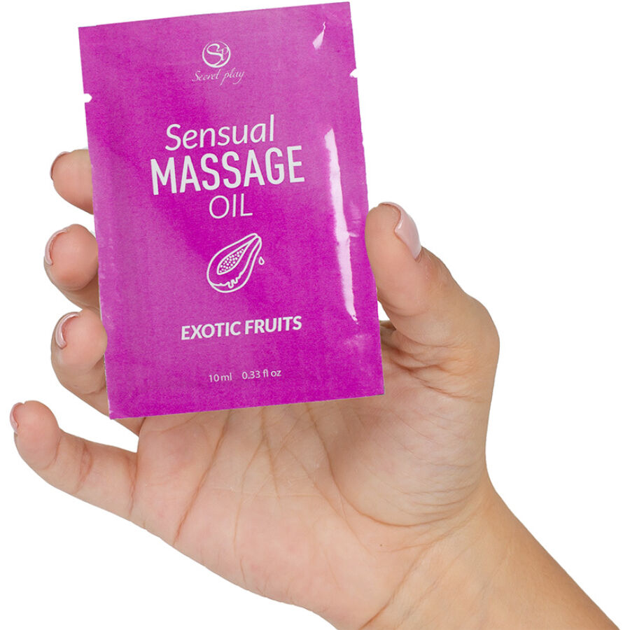 Huile de Massage Monodose Fruits Exotiques 10ml - Secretplay