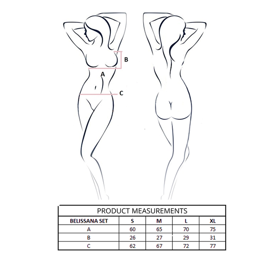 PASSION - ENSEMBLE SOUTIEN-GORGE + STRING BELISSANA BLANC S/M