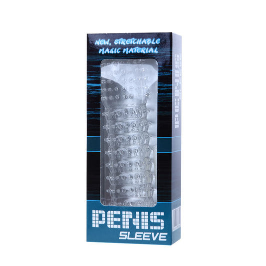 Gaine pénienne BAILE violet 14cm nodules stimulants