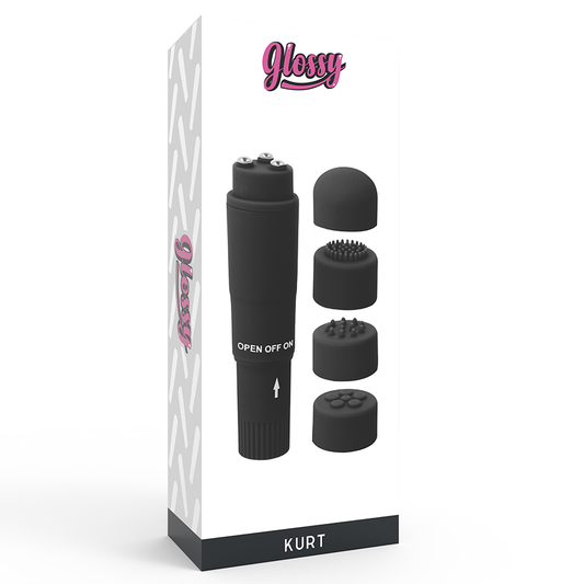 GLOSSY - MASSEUR DE POCHE KURT NOIR