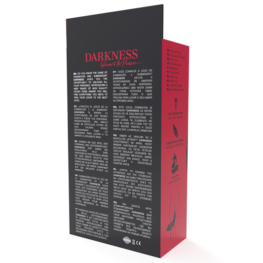 DARKNESS - PLUG ANAL ARGENT 8 CM AVEC QUEUE NOIRE