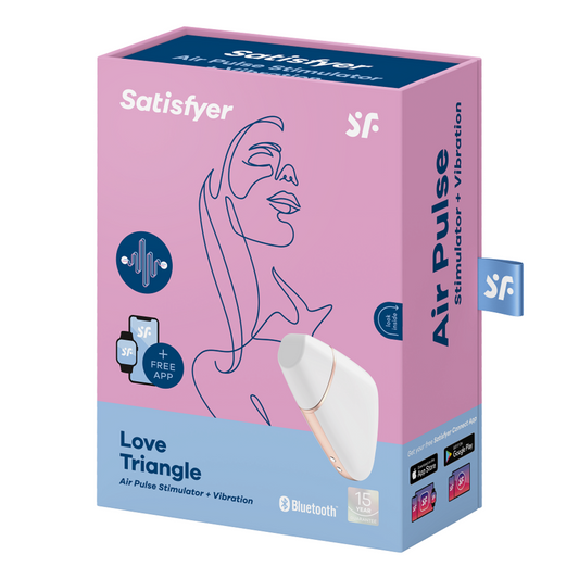 Stimulateur Love Triangle Air Pulse Noir - Satisfyer