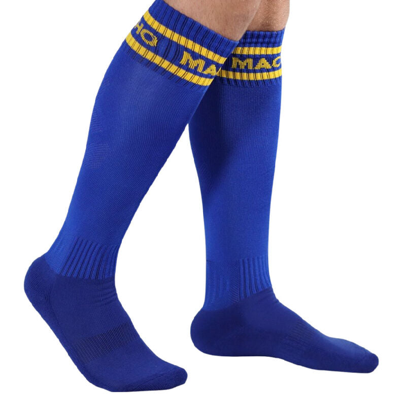 MACHO - CHAUSSETTES LONGUES TAILLE UNIQUE ROUGE